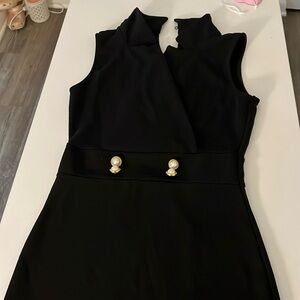 Black dress sleeveless